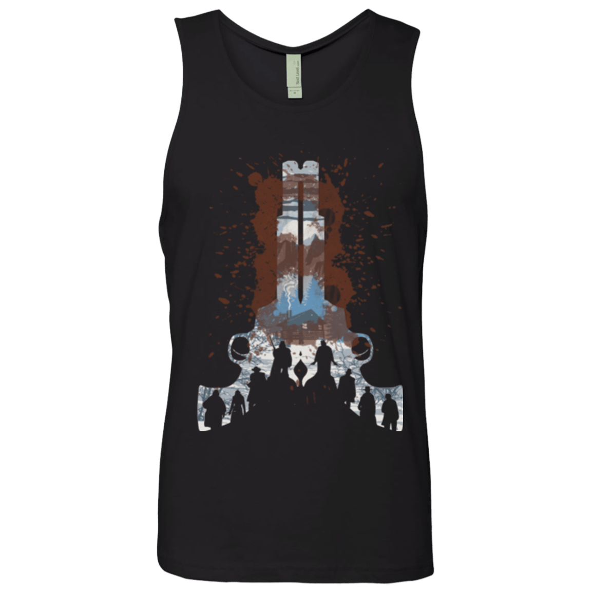 T-Shirts Black / Small The Eight Men's Premium Tank Top