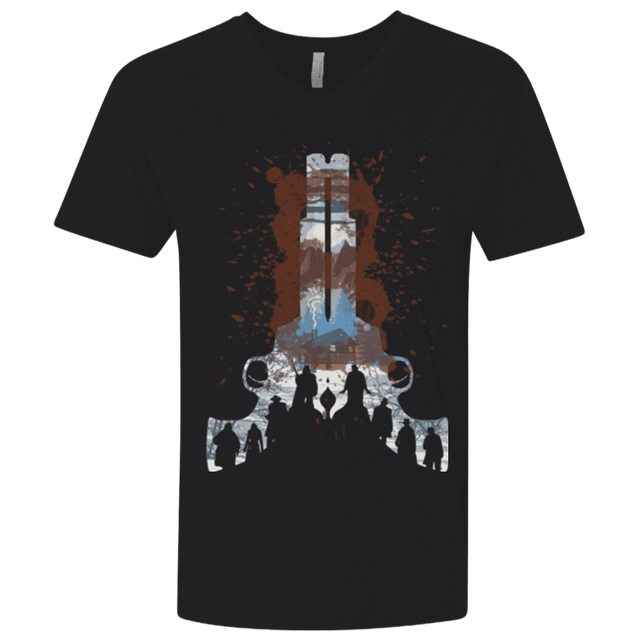 T-Shirts Black / X-Small The Eight Men's Premium V-Neck