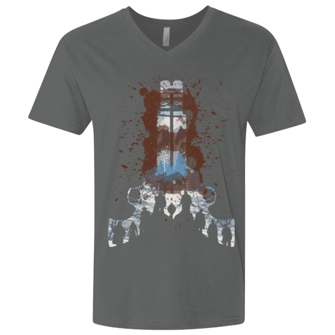 T-Shirts Heavy Metal / X-Small The Eight Men's Premium V-Neck