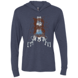 T-Shirts Vintage Navy / X-Small The Eight Triblend Long Sleeve Hoodie Tee