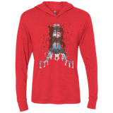 T-Shirts Vintage Red / X-Small The Eight Triblend Long Sleeve Hoodie Tee