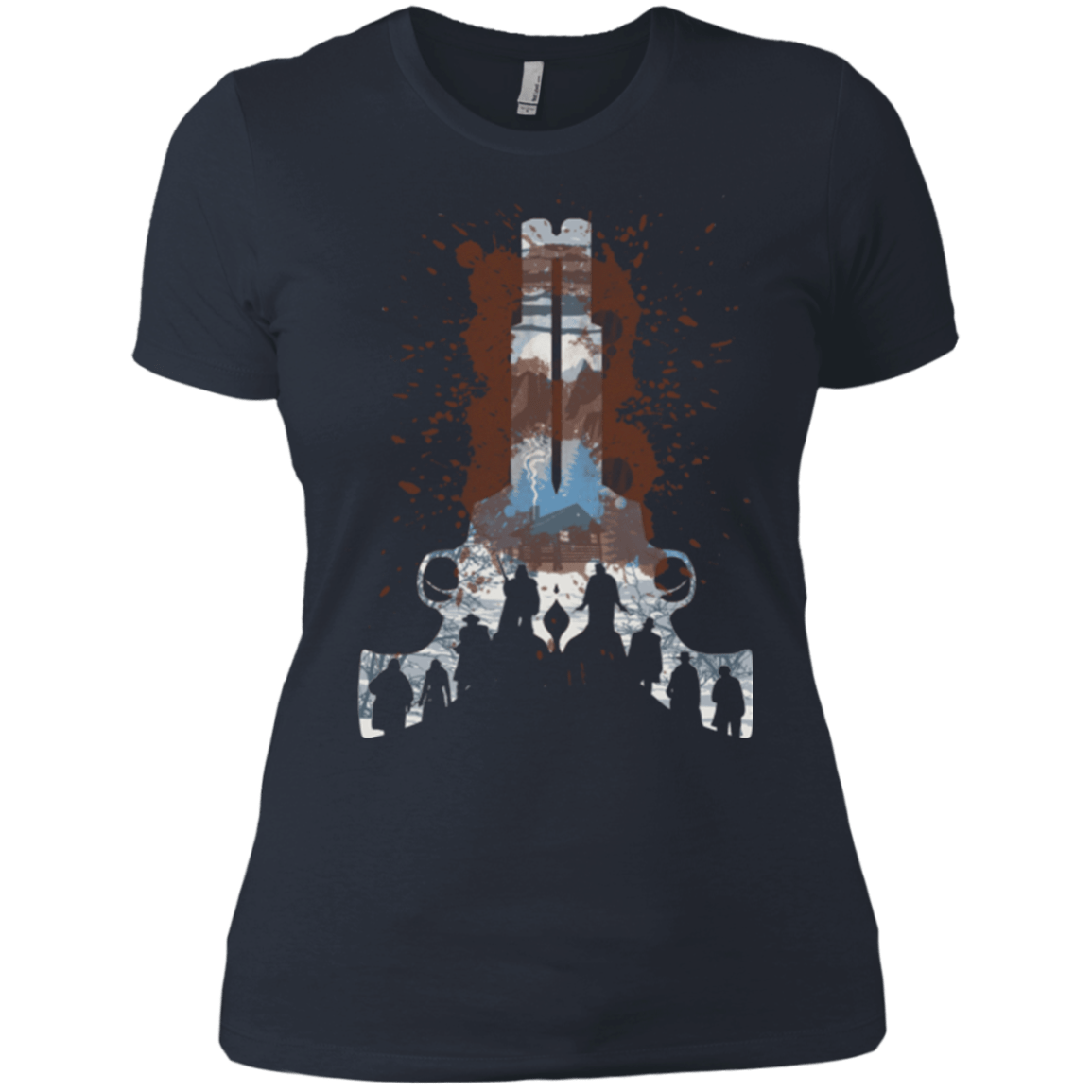 T-Shirts Indigo / X-Small The Eight Women's Premium T-Shirt