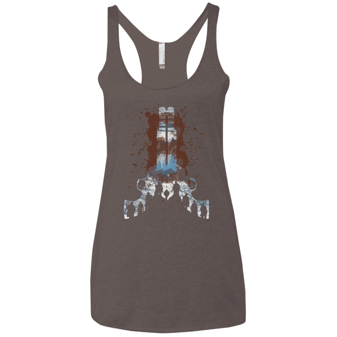 T-Shirts Macchiato / X-Small The Eight Women's Triblend Racerback Tank