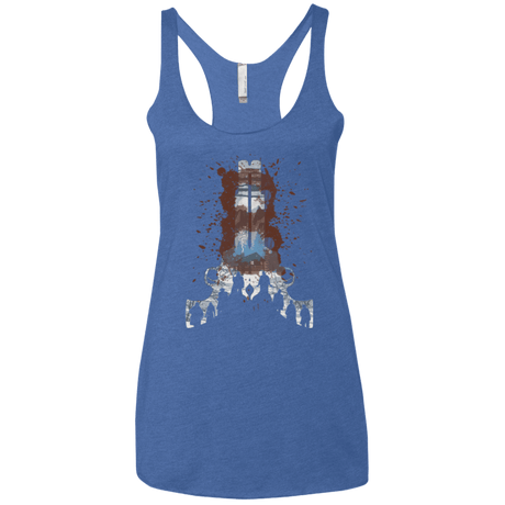 T-Shirts Vintage Royal / X-Small The Eight Women's Triblend Racerback Tank