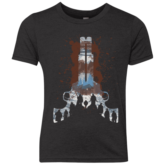 T-Shirts Vintage Black / YXS The Eight Youth Triblend T-Shirt