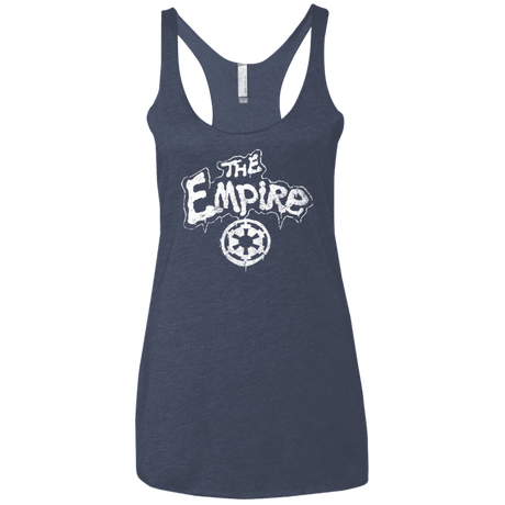 T-Shirts Vintage Navy / X-Small The Empire Women's Triblend Racerback Tank