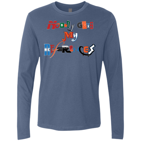 T-Shirts Indigo / Small The Enigma of a Fan Men's Premium Long Sleeve