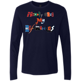 T-Shirts Midnight Navy / Small The Enigma of a Fan Men's Premium Long Sleeve