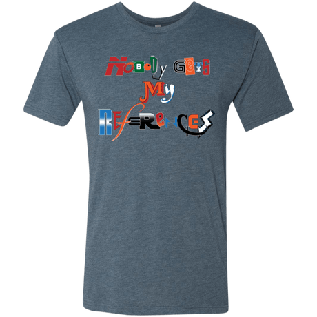 T-Shirts Indigo / Small The Enigma of a Fan Men's Triblend T-Shirt