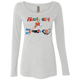 T-Shirts Heather White / Small The Enigma of a Fan Women's Triblend Long Sleeve Shirt