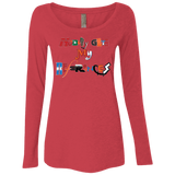 T-Shirts Vintage Red / Small The Enigma of a Fan Women's Triblend Long Sleeve Shirt