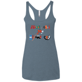 T-Shirts Indigo / X-Small The Enigma of a Fan Women's Triblend Racerback Tank