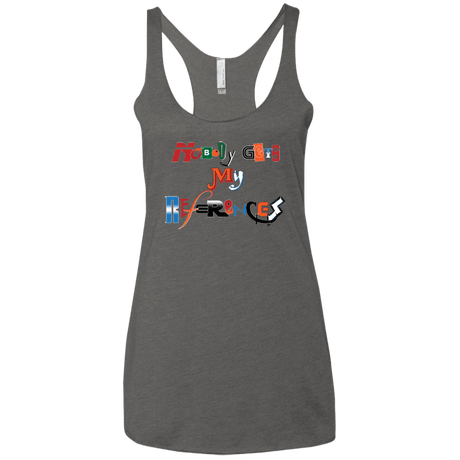 T-Shirts Premium Heather / X-Small The Enigma of a Fan Women's Triblend Racerback Tank
