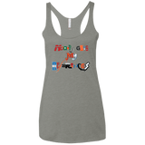 T-Shirts Venetian Grey / X-Small The Enigma of a Fan Women's Triblend Racerback Tank