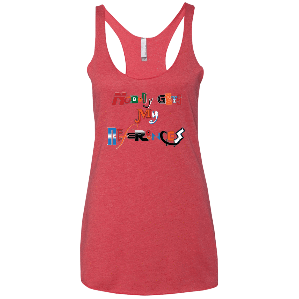 T-Shirts Vintage Red / X-Small The Enigma of a Fan Women's Triblend Racerback Tank