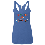 T-Shirts Vintage Royal / X-Small The Enigma of a Fan Women's Triblend Racerback Tank