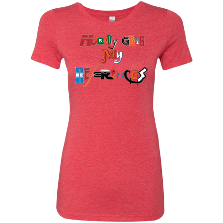 T-Shirts Vintage Red / Small The Enigma of a Fan Women's Triblend T-Shirt