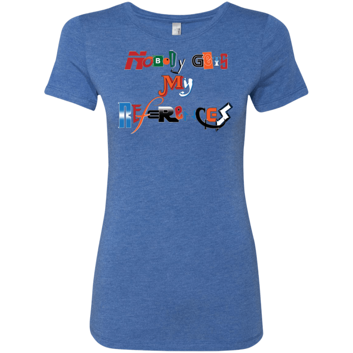 T-Shirts Vintage Royal / Small The Enigma of a Fan Women's Triblend T-Shirt