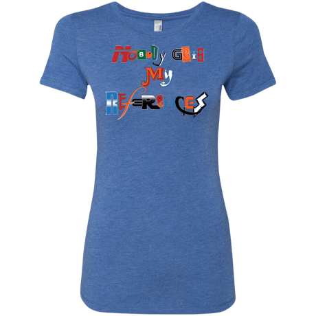 T-Shirts Vintage Royal / Small The Enigma of a Fan Women's Triblend T-Shirt