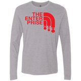 T-Shirts Heather Grey / Small The Enterprise Men's Premium Long Sleeve