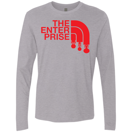 T-Shirts Heather Grey / Small The Enterprise Men's Premium Long Sleeve