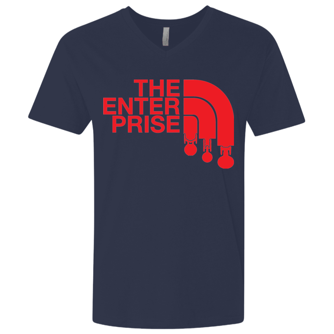 T-Shirts Midnight Navy / X-Small The Enterprise Men's Premium V-Neck