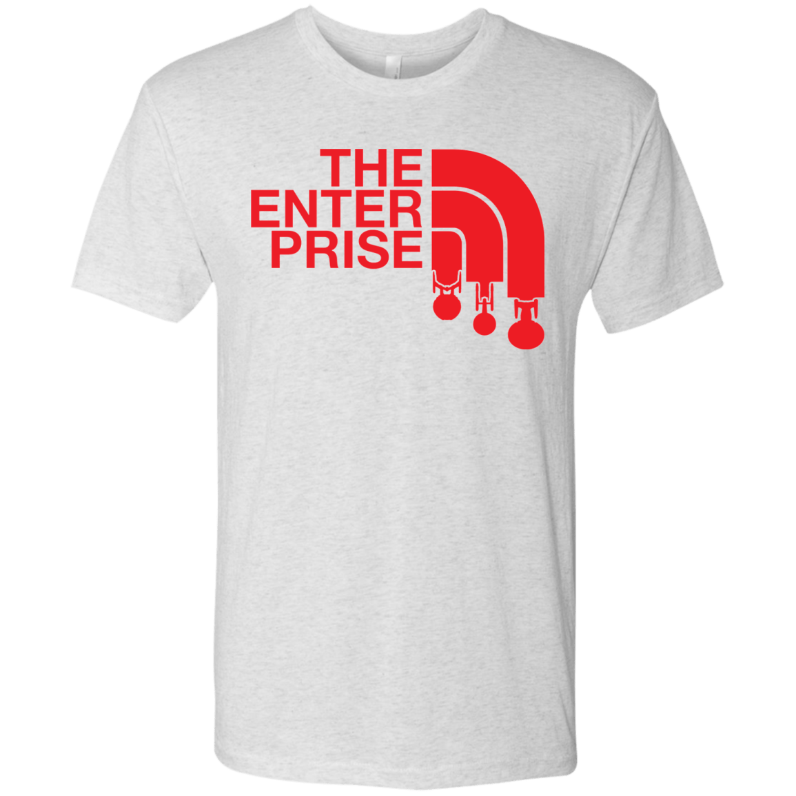 T-Shirts Heather White / Small The Enterprise Men's Triblend T-Shirt