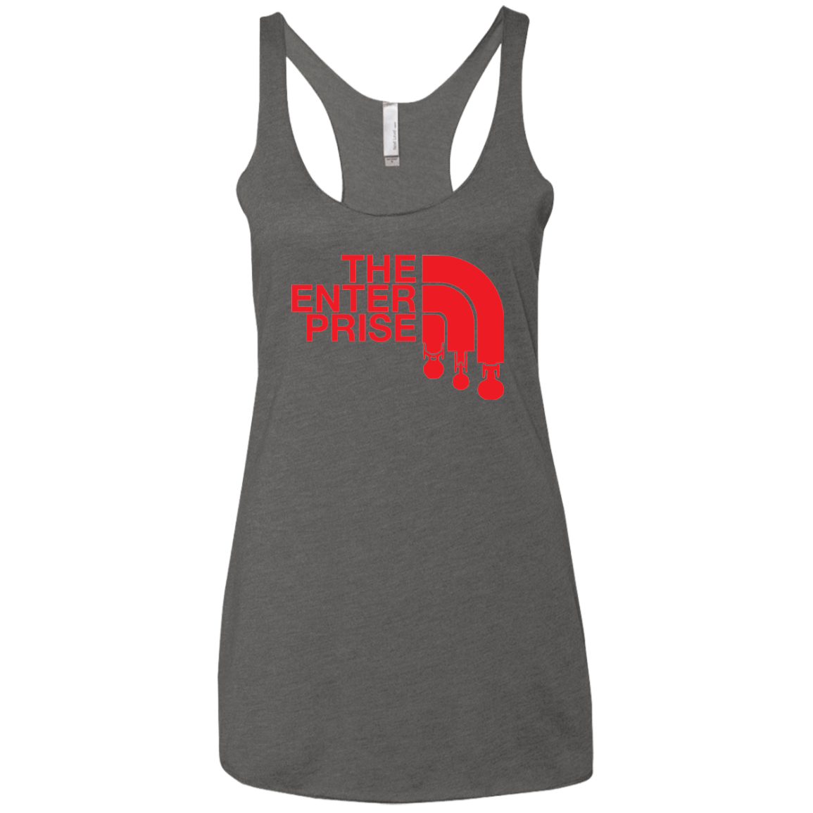 T-Shirts Premium Heather / X-Small The Enterprise Women's Triblend Racerback Tank