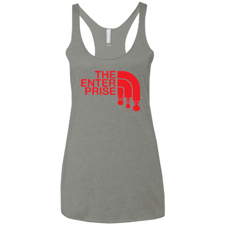 T-Shirts Venetian Grey / X-Small The Enterprise Women's Triblend Racerback Tank