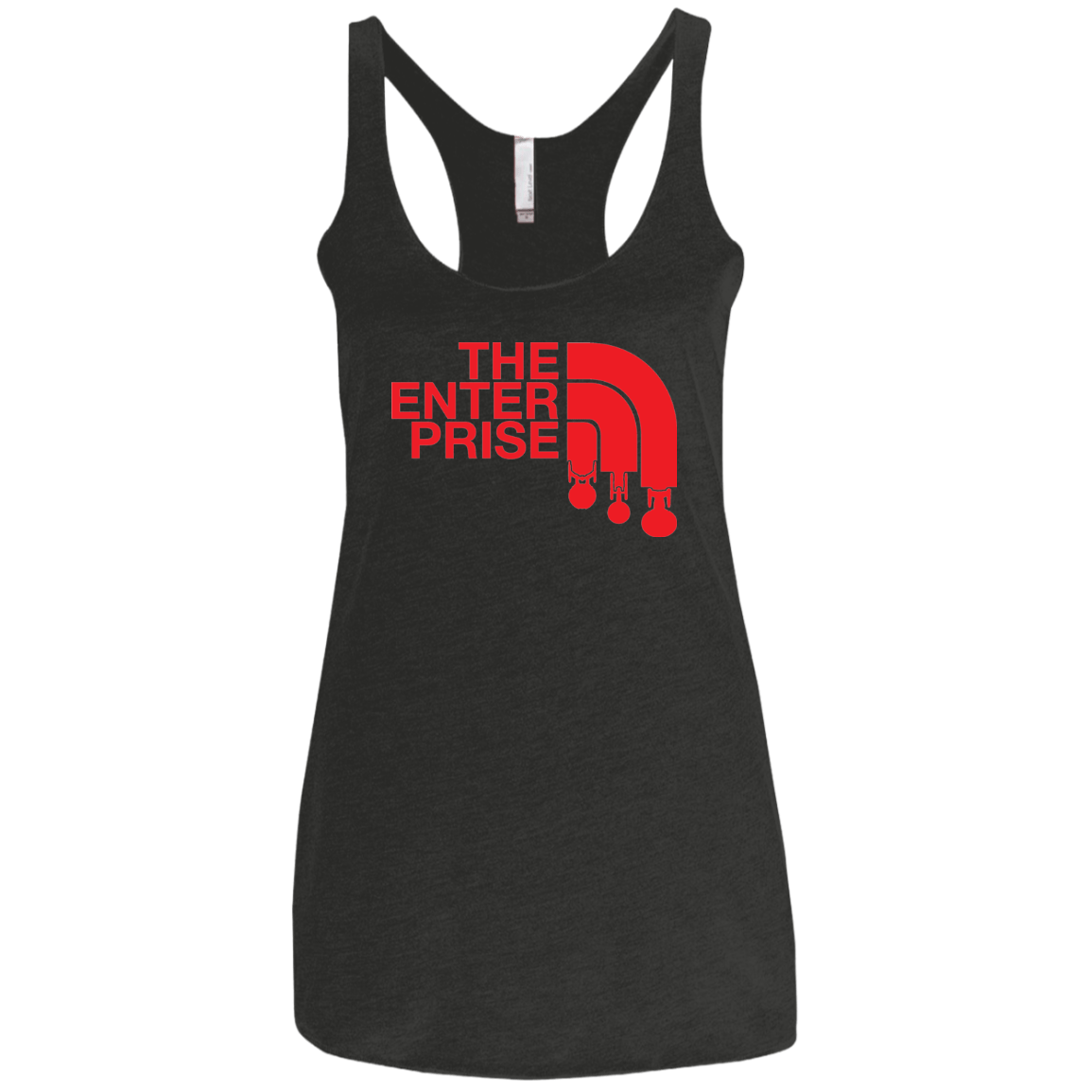 T-Shirts Vintage Black / X-Small The Enterprise Women's Triblend Racerback Tank