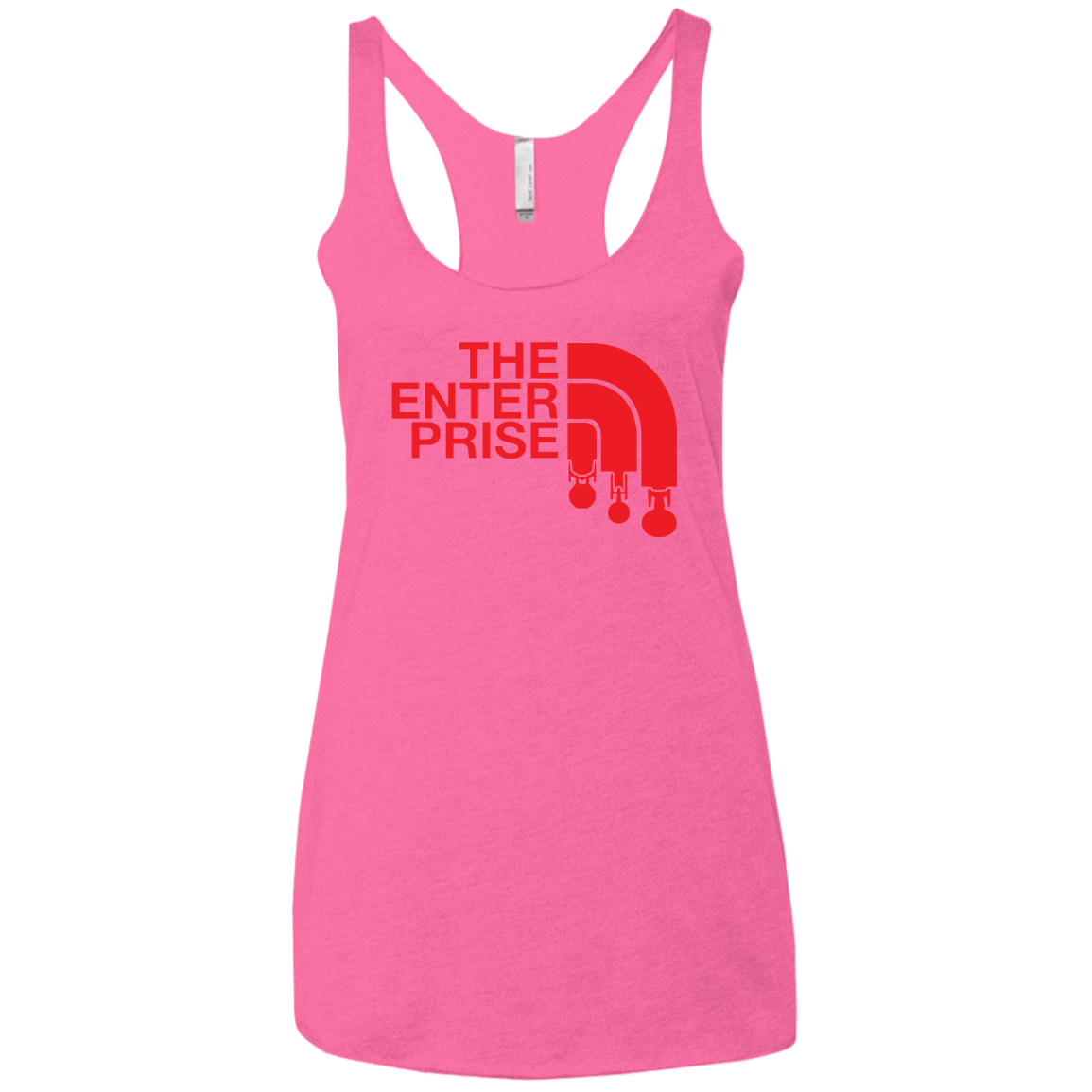 T-Shirts Vintage Pink / X-Small The Enterprise Women's Triblend Racerback Tank