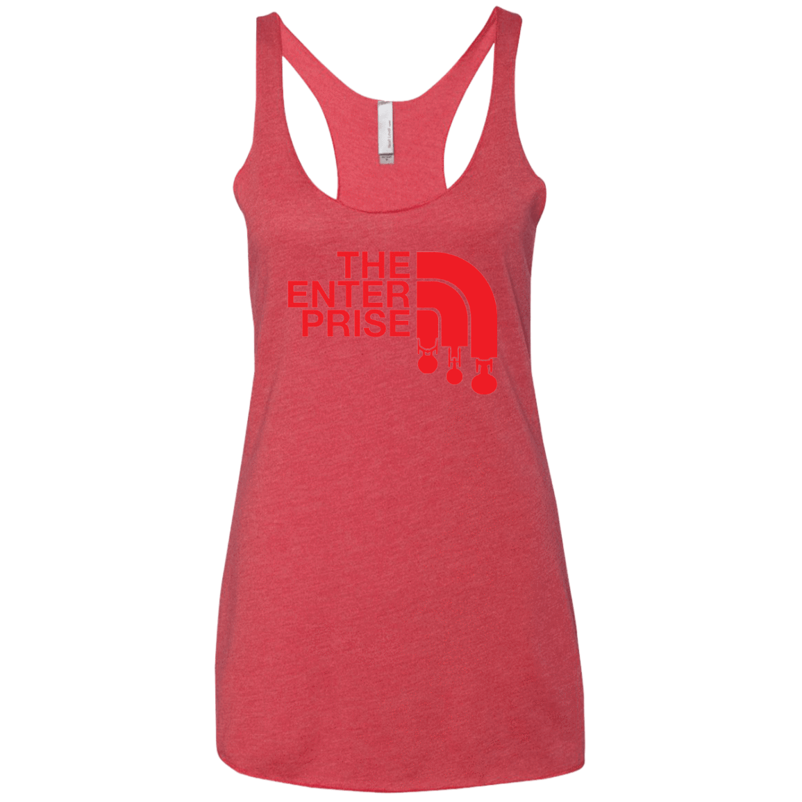 T-Shirts Vintage Red / X-Small The Enterprise Women's Triblend Racerback Tank