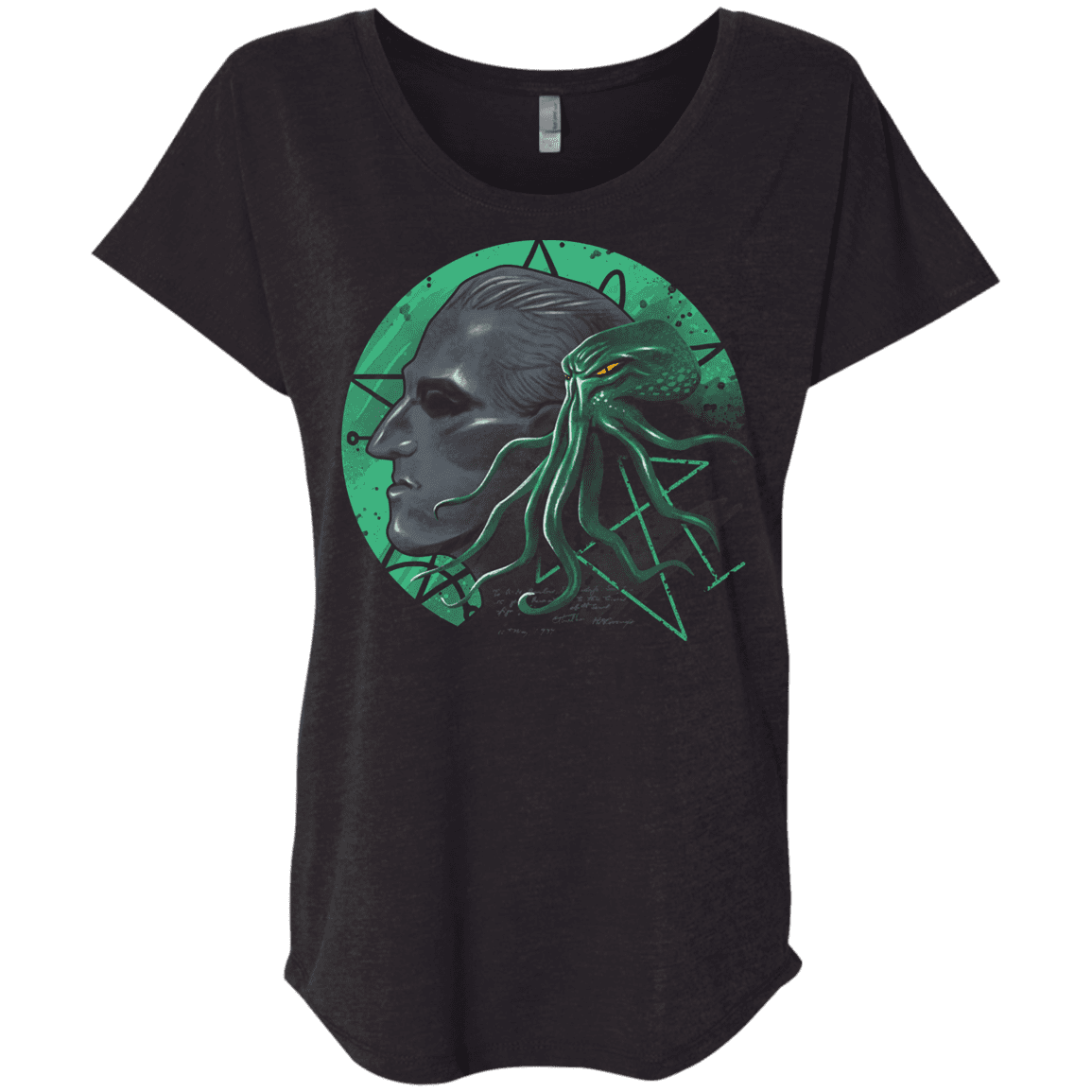 T-Shirts Vintage Black / X-Small The Entity and It's Creator Triblend Dolman Sleeve