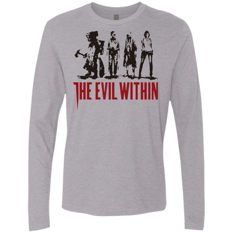 T-Shirts Heather Grey / Small The Evil Within Men's Premium Long Sleeve