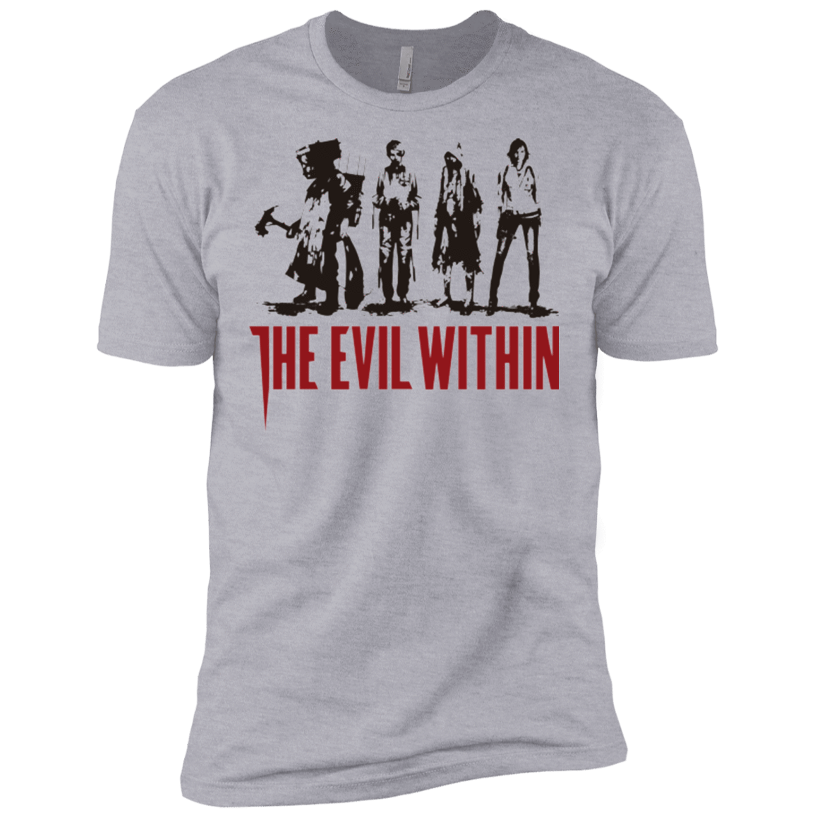 T-Shirts Heather Grey / X-Small The Evil Within Men's Premium T-Shirt