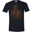 T-Shirts Black / X-Small The evolution of Groot Men's Semi-Fitted Softstyle
