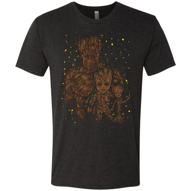 T-Shirts Vintage Black / S The evolution of Groot Men's Triblend T-Shirt