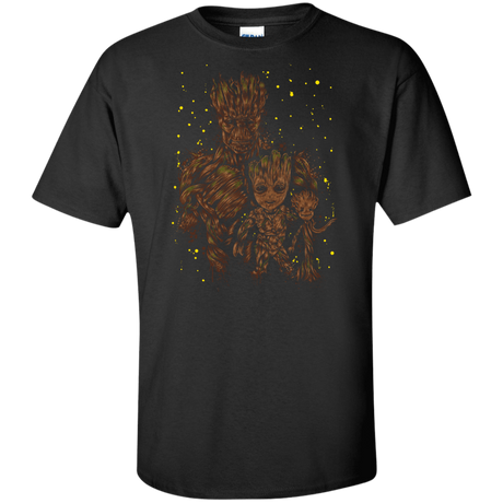 T-Shirts Black / XLT The evolution of Groot Tall T-Shirt