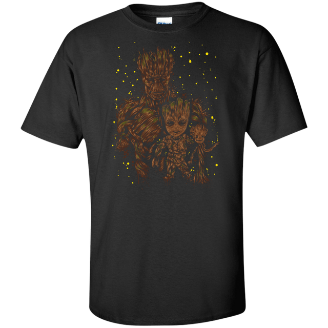 T-Shirts Black / XLT The evolution of Groot Tall T-Shirt