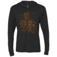 T-Shirts Vintage Black / X-Small The evolution of Groot Triblend Long Sleeve Hoodie Tee