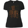 T-Shirts Black / X-Small The evolution of Groot Women's Premium T-Shirt