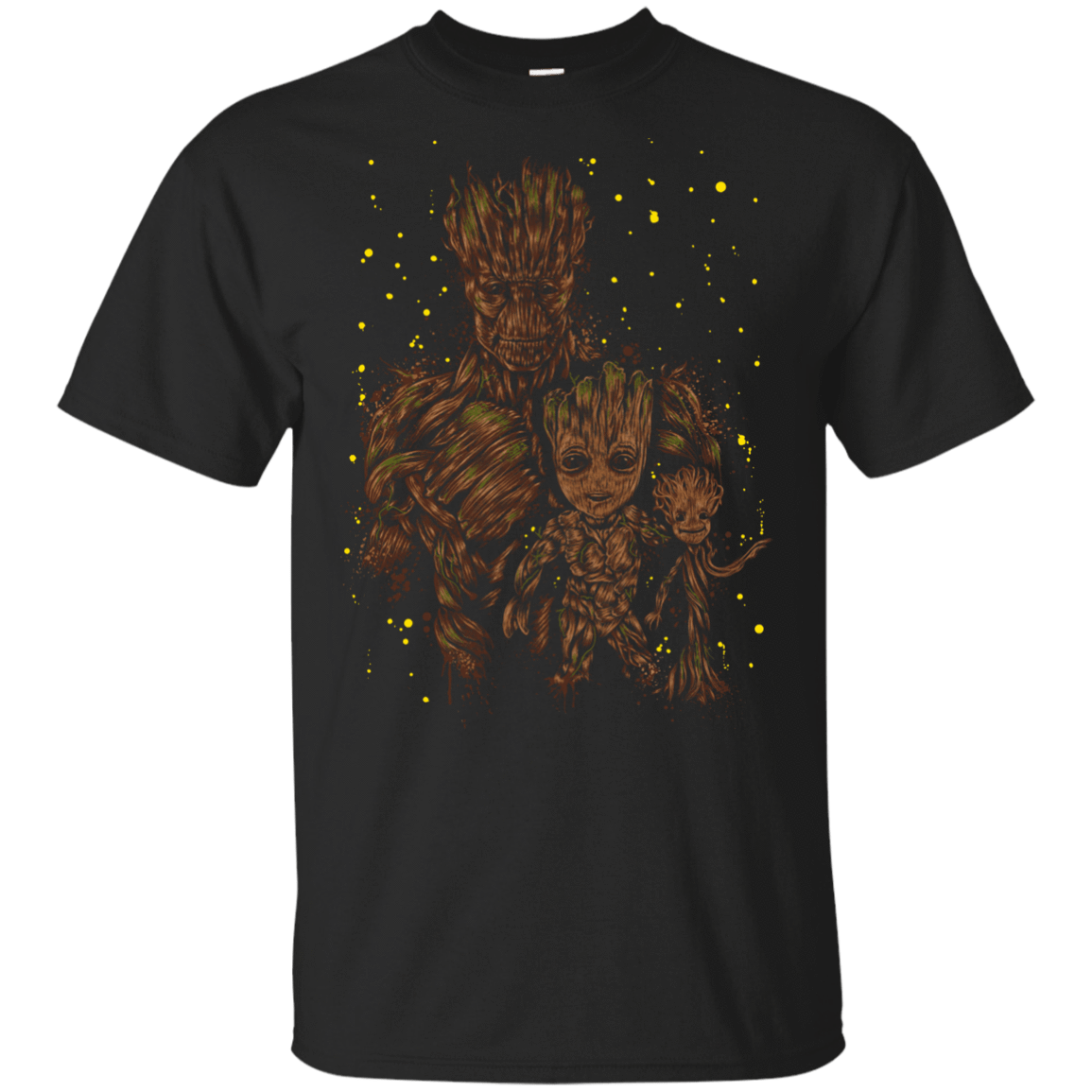 T-Shirts Black / YXS The evolution of Groot Youth T-Shirt