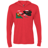 T-Shirts Vintage Red / X-Small The Extinction Triblend Long Sleeve Hoodie Tee