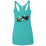 The Extinction Women's Triblend Racerback Tank