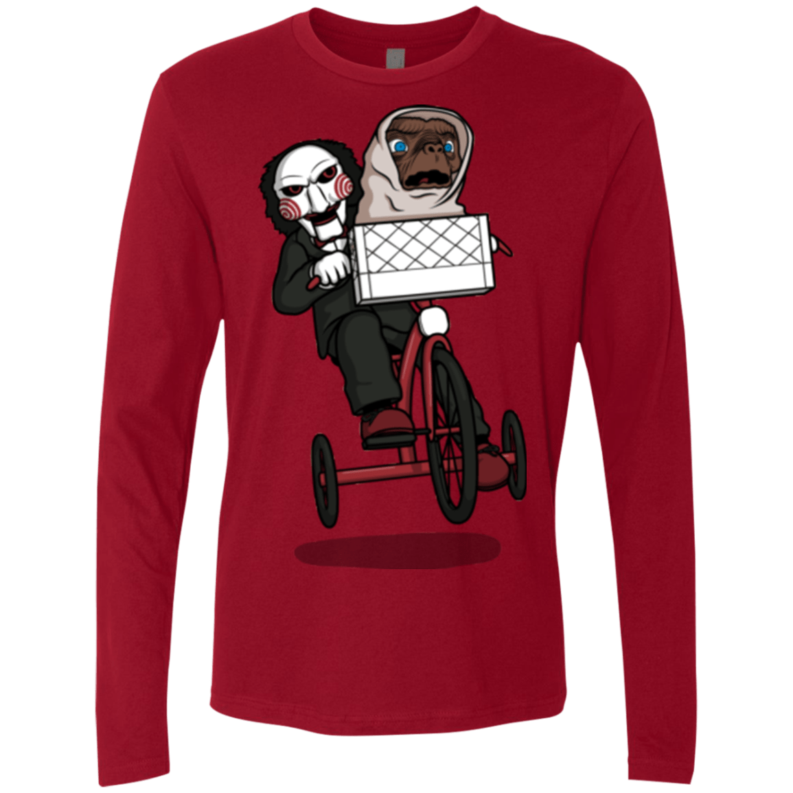 T-Shirts Cardinal / Small The Extra Terrifying Men's Premium Long Sleeve