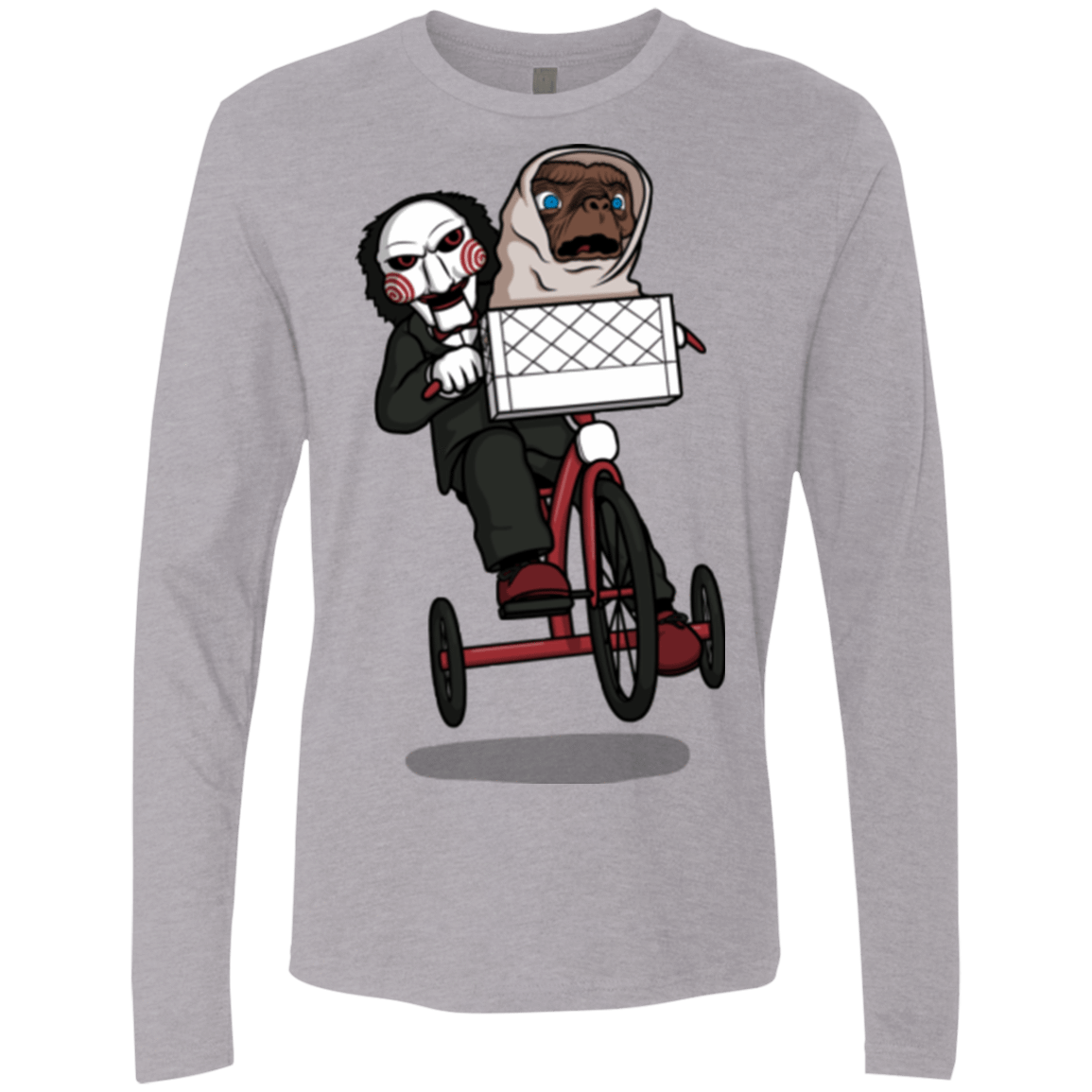 T-Shirts Heather Grey / Small The Extra Terrifying Men's Premium Long Sleeve