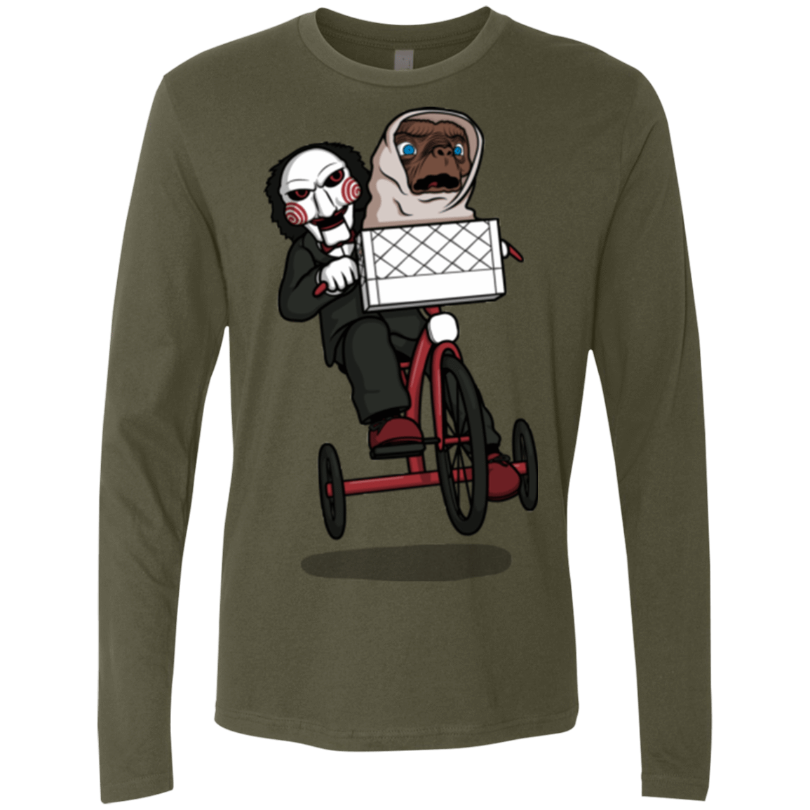 T-Shirts Military Green / Small The Extra Terrifying Men's Premium Long Sleeve