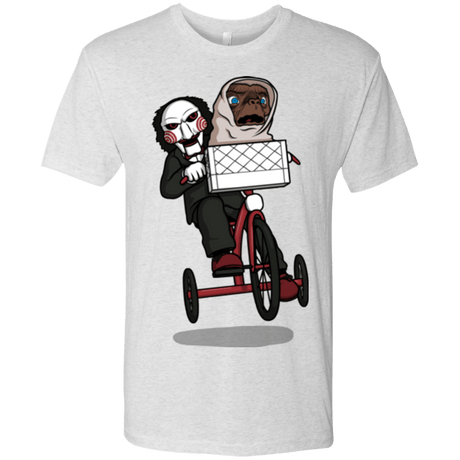 T-Shirts Heather White / Small The Extra Terrifying Men's Triblend T-Shirt