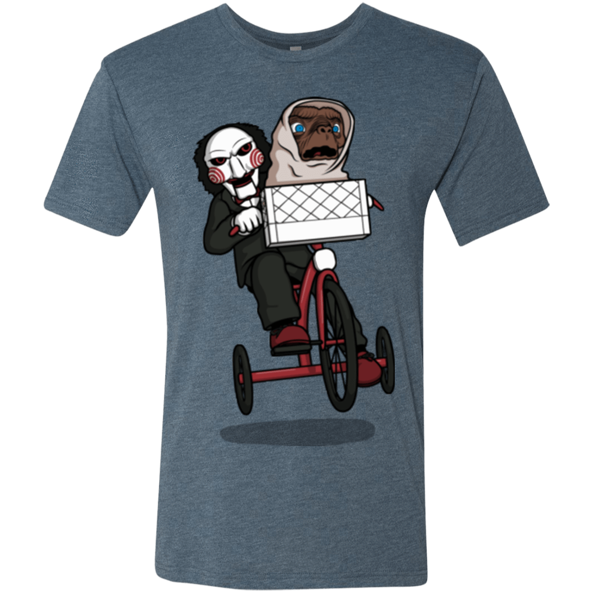 T-Shirts Indigo / Small The Extra Terrifying Men's Triblend T-Shirt