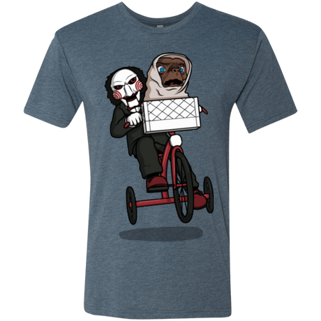 T-Shirts Indigo / Small The Extra Terrifying Men's Triblend T-Shirt